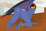  breasts butt demona fab3716 female gargoyles nude pussy solo spread_pussy spreading 