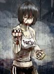  black_hair bleeding blood blood_on_face bombomb25 highres looking_at_viewer original solo tank_top 