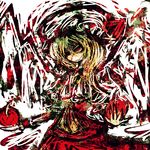  bad_id bad_pixiv_id f7(eiki) flandre_scarlet red_eyes solo touhou wings 