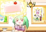  :3 =_= alternate_hairstyle animal_ears arms_up ascot bald bald_girl blue_skirt blush blush_stickers bow bucket bunny_ears buttons cake chair chandelier chandelure cheesecake commentary_request cup daiyousei eyes fairy_wings food fork gen_5_pokemon green_hair green_skirt green_vest hair_bow hand_on_own_face headwear_switch heart hitodama ice ice_cube imagining jacket kashuu_(b-q) konpaku_youmu konpaku_youmu_(ghost) long_hair long_sleeves multiple_girls necktie open_mouth outstretched_arms pokemon pokemon_(creature) puffy_sleeves purple_hair red_eyes reisen_udongein_inaba shiny short_hair short_sleeves side_ponytail silver_hair skirt skirt_set slice_of_cake soul_edge_(weapon) soulcalibur spread_arms steam sword table teacup themed_object thought_bubble tongs touhou translation_request vest weapon wig wig_removed window wings 