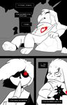  asriel_dreemurr caprine chara_(undertale) fatz_geronimo_(artist) fur goat horn human knife main_protagonist_(undertale) mammal monster tears undertale wounded 