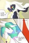  arceus comic crossover female friendship_is_magic legendary_pok&eacute;mon my_little_pony nintendo pok&eacute;mon pokeality_love princess_celestia_(mlp) text video_games 