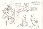  &lt;3 breasts dildo english_text machine male mettaton nethervane_(artist) penetrable_sextoy robot sex_toy smile text undertale video_games 