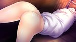  1girl ass censored classroom female game_cg pussy sack saxasa_kisuk shinano_kurumi solo sweat tsukue_otome. 