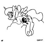  2015 animated anus bedroom_eyes biting_lip blinking cutie_mark equine female feral friendship_is_magic hair half-closed_eyes horn looking_back mammal monochrome my_little_pony orgasm princess_luna_(mlp) pussy pussy_ejaculation pussy_juice selenophile solo underhoof winged_unicorn wings 