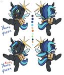  2015 changeling cute equine fan_character female horn hybrid mammal my_little_pony unicorn vavacung young 