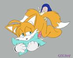  canine cpctail cub cum fox male male/male mammal miles_prower penis pillow sonic_(series) young 