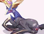  artist_request blue_eyes censored furry pokemon pussy vagina xerneas 