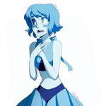  artist_request blue_hair blue_skin hydrokinesis lapis_lazuli_(steven_universe) simple_background solo steven_universe water wings 