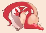  anthro big_breasts big_butt breasts butt female intersex kanel kemono mammal nude penis simple_background 