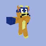  canine fox male mammal minecraft simple_background solo swiper tagme video_games 