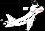  aircraft airplane blush english_text greggjanus hat living_aircraft living_machine machine text tsunderplane undertale 