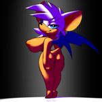  2015 anthro areola bat big_breasts breasts butt erect_nipples female huge_breasts mammal nipples nude rouge_the_bat smile solo sonic_(series) wings xylas 