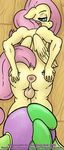  anus balls blush cfnm crossgender female fluttershy_(mlp) friendship_is_magic gaping male male/female my_little_pony presenting smudge_proof spike_(disambiguation) 