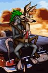  anal canine car coyote desert duo francis knot looney_tunes lufeed male male/male mammal penetration penis rat riding rodent size_difference tongue vehicle warner_brothers wile_e._coyote 
