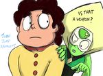  alien clothing crystal_gem female gem human jumpjump male mammal pajamas peridot steven steven_universe 