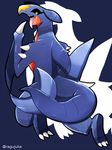  achi bigger_version_at_the_source fangs garchomp nintendo pok&eacute;mon tongue video_games 