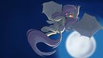  16:9 2015 bat_pony cutie_mark equine fangs female feral flutterbat_(mlp) fluttershy_(mlp) friendship_is_magic full_moon glowing glowing_eyes hair hi_res hooves long_hair looking_at_viewer mammal moon my_little_pony outside pusspuss solo tongue tongue_out underhoof wallpaper wings 