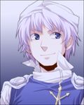  genderswap genderswap_(ftm) hat lavender_hair letty_whiterock male_focus purple_eyes rex_k smile solo touhou 