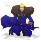  blonde_hair blue_eyes goenitz king_of_fighters kof male male_focus snk 