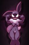  2015 anthro breasts chest_tuft eevee elpatrixf fangs female fur gastly gasvee grin long_ears navel nintendo nipples nude open_mouth pointing pointing_at_self pok&eacute;mon pok&eacute;morph pokemon_fusion pubes pussy shadow solo tuft video_games white_sclera 