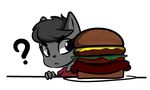  ? burger cat feline female food mammal simple_background solo sovietcatparty 
