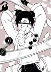  anal_beads arms_up ball_gag blush butt_plug buttplug cuffs daniel_macgregor dildo double_buns fingerless_gloves forehead_protector gag gloves hair_bun handcuffs looking_at_viewer monochrome naruto naruto_shippuuden open_mouth scroll sex_toy solo tenten upper_body 