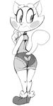  2015 anthro bikini butt cat clothed clothing digital_media_(artwork) feline female fur looking_at_viewer mammal shima_luan solo super_planet_dolan swimsuit vimhomeless 
