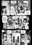  alice_margatroid camera chireiden comic greyscale hakurei_reimu ibuki_suika kirisame_marisa monochrome multiple_girls ragathol shameimaru_aya shanghai_doll sweater touhou translation_request yakumo_ran yakumo_yukari 