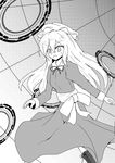  chobii_(hamgyomu) comic greyscale hat highres long_hair maribel_hearn monochrome touhou 