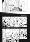  1girl check_translation comic eho_(icbm) greyscale highres kirisame_marisa monochrome morichika_rinnosuke touhou translated translation_request 