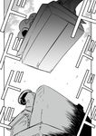  admiral_(kantai_collection) comic failure_penguin greyscale kantai_collection kobamiso_(kobalt) miss_cloud monochrome translation_request trigun_maximum 