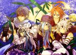  .hack//g.u. .hack//roots 3boys 3girls aina_(.hack//) atoli endrance_(.hack//) frills glasses haseo_(.hack//) hat long_hair multiple_boys multiple_girls ovan_(.hack//) ripodpotato short_hair tanabata yowkow_(.hack//) 