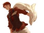  bad_id bad_pixiv_id formal grin jacket male_focus necktie oono_eiko red_hair smile solo suit umineko_no_naku_koro_ni ushiromiya_battler vest 