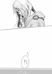  blush comic greyscale hood hoodie kagerou_project kido_tsubomi long_hair monochrome saotome_hiyori translated 