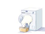  bad_id bad_pixiv_id basket copyright_request hikariho no_humans sheep simple_background washing_machine 