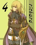  bad_id bad_pixiv_id blonde_hair character_name cravat lowres male_focus richard_(tales) shibanashi_miso solo sword tales_of_(series) tales_of_graces weapon yellow_background yellow_eyes 