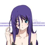 bad_id bad_pixiv_id blue_eyes geegee hair_over_one_eye kiddy_girl-and kiddy_grade long_hair purple_hair q-feuille solo 
