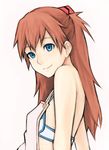  apron blue_eyes bra lingerie long_hair neon_genesis_evangelion red_hair smile solo souryuu_asuka_langley underwear yamaden_(gottamix) 