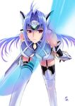  blue_hair kos-mos kos-mos_ver._4 long_hair red_eyes solo thighhighs xenosaga xenosaga_episode_iii zhen_lu 