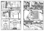  angry comic greyscale ground_vehicle layla_prismriver monochrome reflection setz touhou train window 