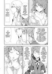  1girl comic greyscale highres kujikawa_rise monochrome narukami_yuu okazaki_takeshi persona persona_4 