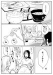  child christa_renz comic drooling feeding freckles greyscale if_they_mated ips_cells monochrome mother_and_daughter multiple_girls non-web_source shingeki_no_kyojin short_hair smile translated ymir_(shingeki_no_kyojin) yu_(uza) yuri 
