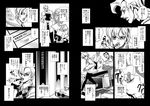  5boys child comic greyscale jojo_no_kimyou_na_bouken monochrome multiple_boys pannacotta_fugo school tatsubuchi_(todoiru) translated 