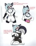 anthro apron big_breasts blush breasts clothing female helluva_boss helluva_exterminator hi_res housewife loona_(helluva_boss) pace-maker small_waist solo thick_thighs wide_hips