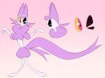 3_eyes anthro domestic_cat fan_character felid feline felis female fur hazbin_hotel hi_res labbit1337 mammal model_sheet multi_eye purple_body purple_fur solo