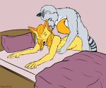 animated anthro bouncing_breasts breast_grab breasts canid canine doggystyle duo felid female fennec fox from_behind_position hand_on_breast hip_thrust luka_(weaselclaw) male male/female mammal pantherine sex sketch slaika_(weaselclaw) tiger weaselclaw