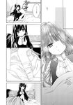  1girl bad_id bad_pixiv_id comic greyscale monochrome nakayama_miyuki original veil 