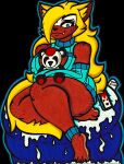 2024 3_toes absurd_res anthro bean_bag bent_legs big_breasts blonde_hair blue_eyes breasts canid canine canis cellphone chair claws clothed clothing crossed_arms curvy_figure cute_fangs dark_body dark_skin electronics eyeshadow fangs feet female freckles fur furniture hair hi_res hugging_plushie idw_publishing long_hair long_sleeves long_tail makeup mammal meme meme_clothing on_sofa pawpads paws phone pinup plushie pose sega sitting sitting_on_sofa skimpy smile sofa solo sonic_the_hedgehog_(comics) sonic_the_hedgehog_(idw) sonic_the_hedgehog_(series) sweater tail teeth thegrumpiestpanda_(artist) toe_claws toes topwear traditional_media_(artwork) virgin_killer_sweater voluptuous whisper_the_wolf wide_hips wolf yellow_body yellow_fur yellow_tail