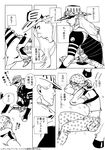  comic greyscale gyro_zeppeli hat horse johnny_joestar jojo_no_kimyou_na_bouken monochrome multiple_boys steel_ball_run tanaka_kaori translated 